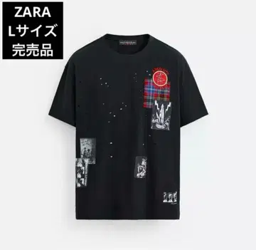 ZARA 그래픽 패치 티셔츠 X ANDERSSON BELL L 사이즈