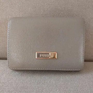 FURLA 그레이 3단 폴더형 지갑