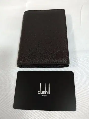 새상품급 dunhill 던힐 명함지갑 가죽 남성용 반지갑