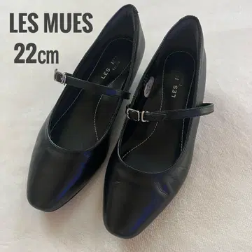 LES MUES 펌프스 블랙 22cm
