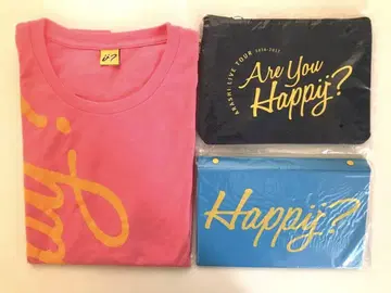 아라시 Are You Happy? 투어 T셔츠 회보 폴더 파우치 새상품
