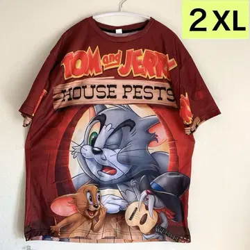 미사용 톰과 제리 티셔츠 TOMandJERRY