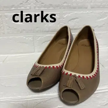 클락스 태슬 오픈토 슈즈 4 1/2 23.5cm