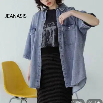 지나시스 모듬 데님 셔츠 자켓