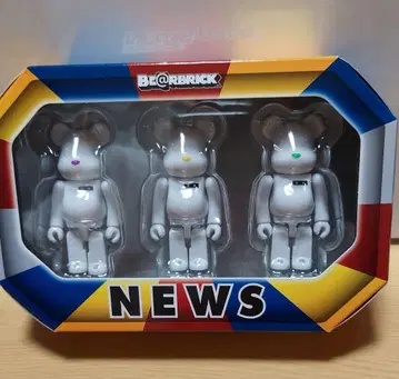 베어브릭 NEWS 20주년 기념 3종 세트