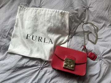 훌라 FURLA 메트로폴리스 레드 레드 숄더백