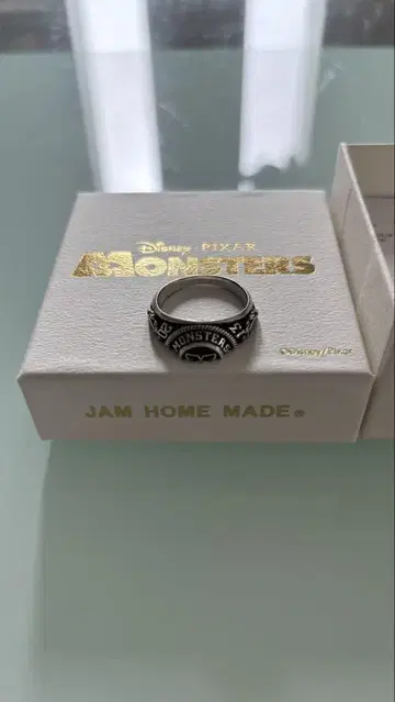 JAM HOME MADE 몬스터즈 유니버시티 하프 칼리지 반지