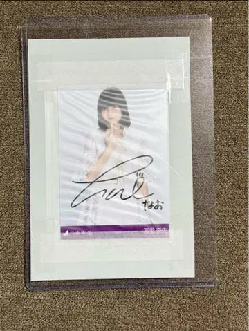 노기자카46 토미사토 리나 사인 포함 브로마이드