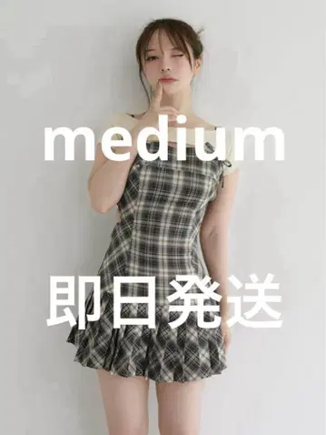 M 앤 마리 Karen 체크 미니 드레스 AM1324