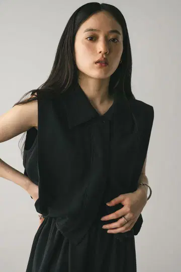 스타일 믹서 컴포트 헴 개더 탑