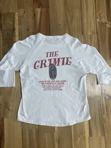 클라이미 CRIME 티셔츠 7부 소매 US