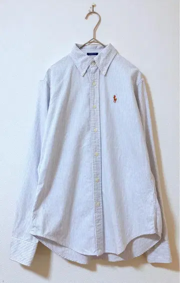 랄프 로렌 RALPH LAUREN 포니 자수 버튼 다운 셔츠 긴팔 S