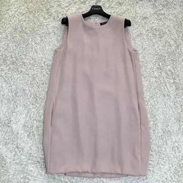 빅 사이즈 새상품급 YOKO CHAN 슬리브리스 원피스 드레스 L 사이즈