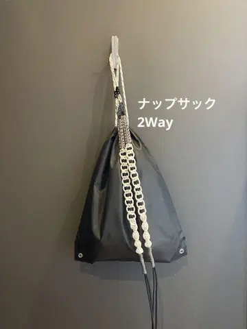 냅색 원숄더 2Way 나일론 핸드메이드 파라코드 한국
