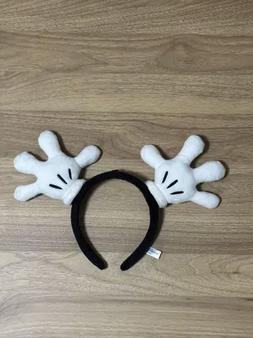 미키 손 모양 머리띠