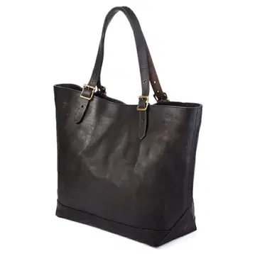 vasco OLD OIL LEATHER TRAVEL TOTE BAG