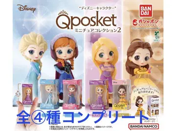 디즈니 Qposket 미니어처 컬렉션 전 4종 컴프 세트