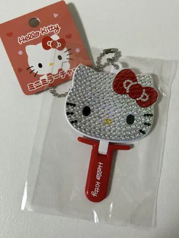 산리오 헬로키티 미니 거울 참