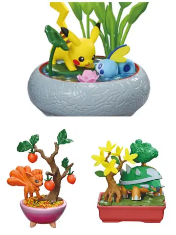 포켓몬 포켓 BONSAI3 테라리움 컬렉션 피카츄 로콘