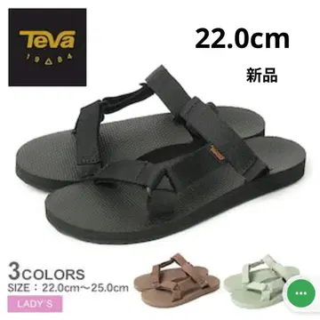 Teva 유니버설 슬라이드 샌들 22.0cm 새상품 한정 1점! 경량