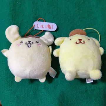 산리오 폼폼푸딩 봉제 인형 마스코트 2종