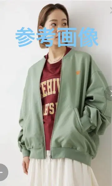 새상품급 지퍼 업 블루종
