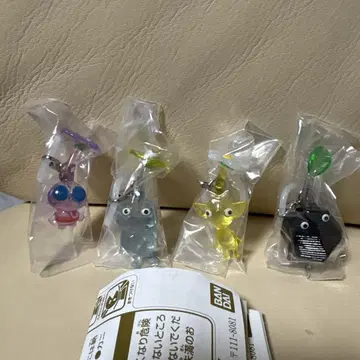피크민 메지루시 액세서리 가챠가챠 4개