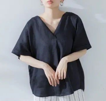 URBAN RESEARCH Sonny Label 린넨 스키퍼 블라우스