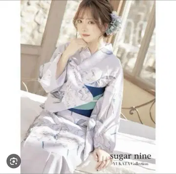 유카타 세트 일본 나막신, 오비 포함