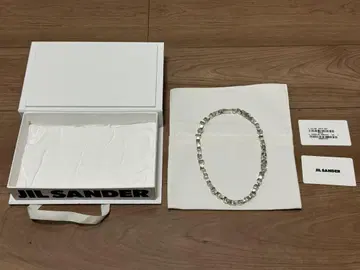 JIL SANDER 질 샌더 실버 925 체인 목걸이