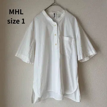MHL 반팔 셔츠 size 1 화이트