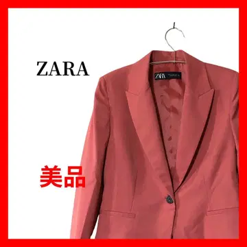 ZARA 테일러드 자켓 테라코타 M 오피스 B1844