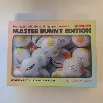 MASTER BUNNY EDITION 골프공 12개입