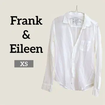 Frank & Eileen 화이트 긴팔 셔츠 XS