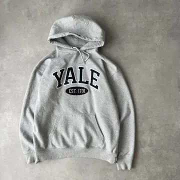 13408 YALE 빅 자수 칼리지 후드티