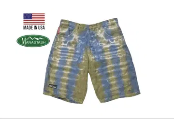 USA제 90s MANASTASH CANNABIS HEMP 숏 팬츠