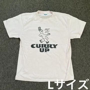 curry up 티셔츠 L 사이즈 핑크