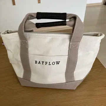 BAYFLOW 숄더백 화이트/베이지
