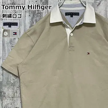 Tommy Hilfiger 반팔 피케 셔츠 라거 셔츠 자수 로고