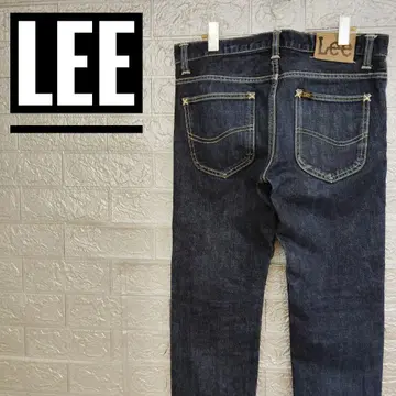 Lee Lee 구제 데님 팬츠 W30 다크 네이비 인디고 청바지 4133