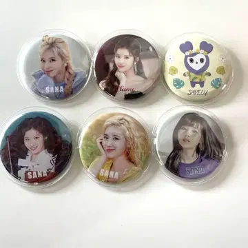 SANA 캔뱃지 6개 세트