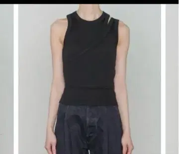 HYKE DOUBLE SHOULDER TANK TOP 탱크탑