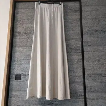 GREYCHORD ANNA 플레어 스커트 MOON WHITE 사이즈 1