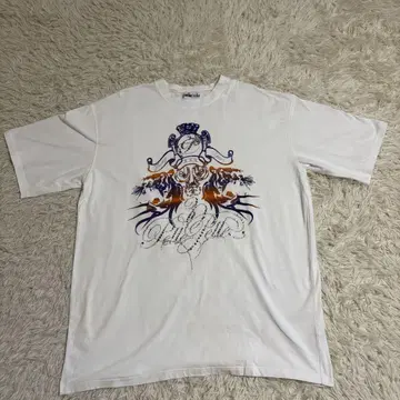 [pellepelle] 페레페레 티셔츠 반팔 3XL 스팽글 화이트