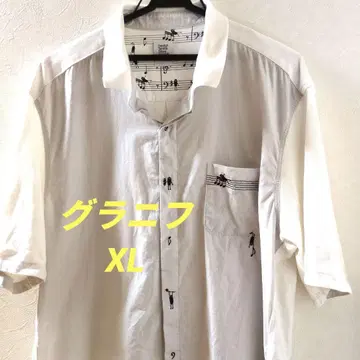 그라니프 뷰티풀 섀도우 반팔 버튼 셔츠 XL