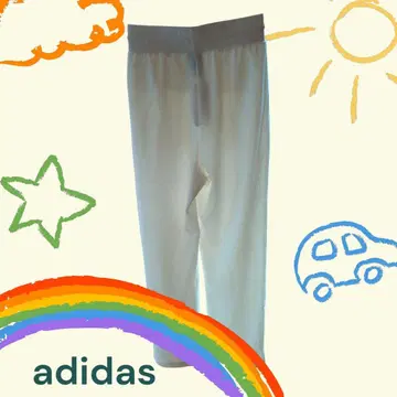 adidas 화이트 롱 맨투맨 S 사이즈