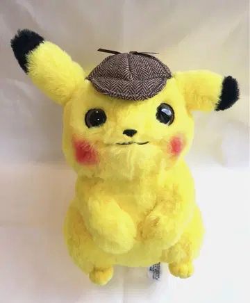 명탐정 피카츄 봉제 인형 약 30cm