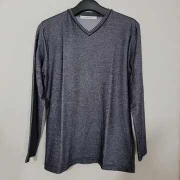 INTERMEZZO V넥 긴팔 셔츠 XL(LL) 그레이