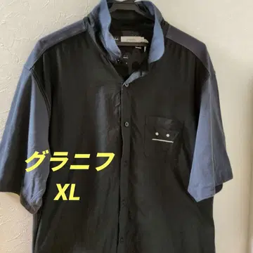 그라니프 뷰티풀 섀도우 반팔 버튼 셔츠 XL