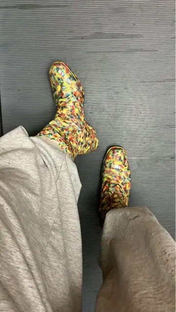 이세이미야케 페인트 부츠